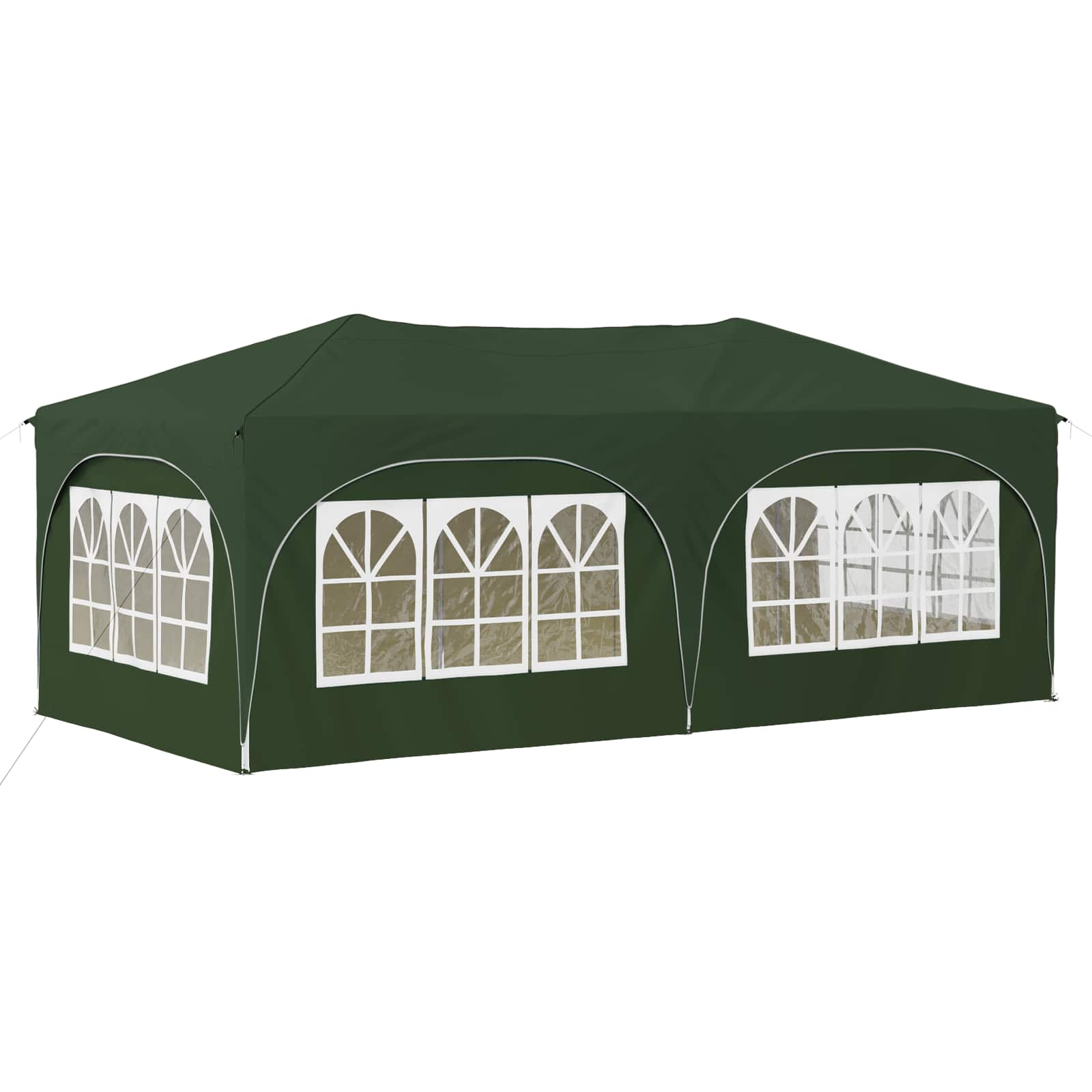 Tenda per feste a pop-up 575 x 288 x 245 cm Verde