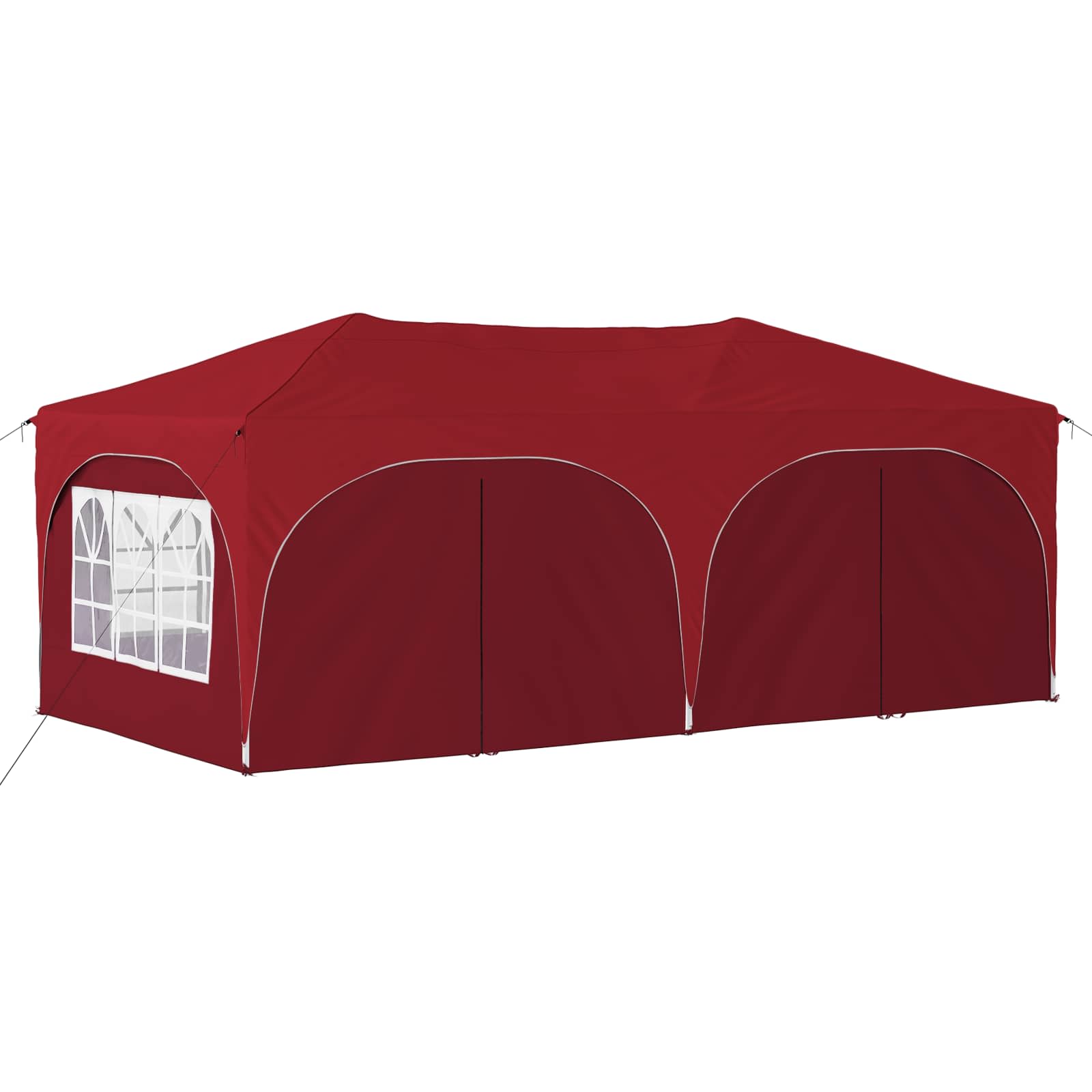 Tenda per feste a pop-up 575 x 288 x 245 cm Borgogna