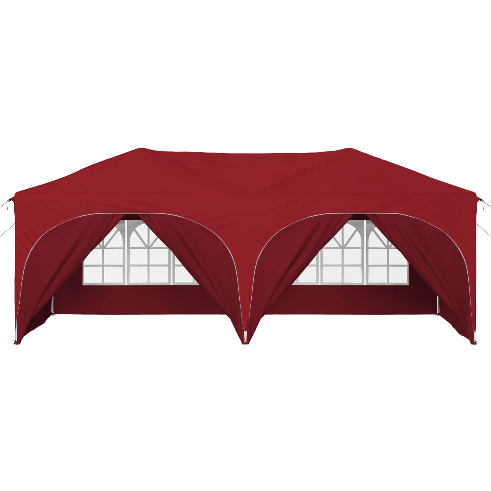Tenda per feste a pop-up 575 x 288 x 245 cm Borgogna