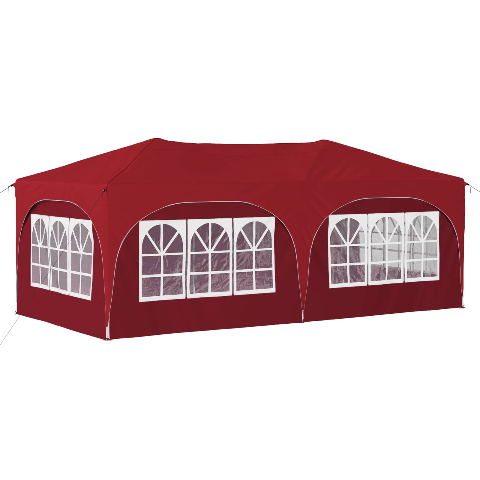 Tenda per feste a pop-up 575 x 288 x 245 cm Borgogna