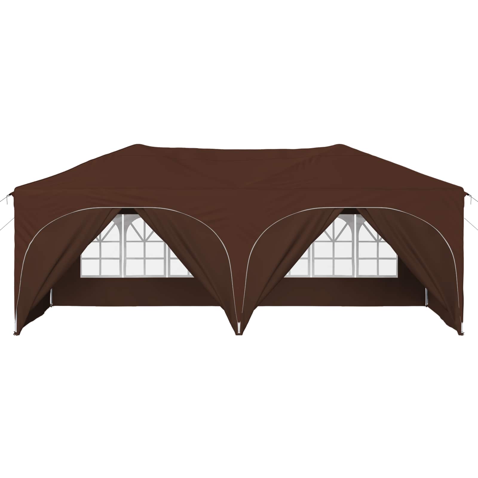 Tenda per feste a pop-up 575 x 288 x 245 cm Marrone
