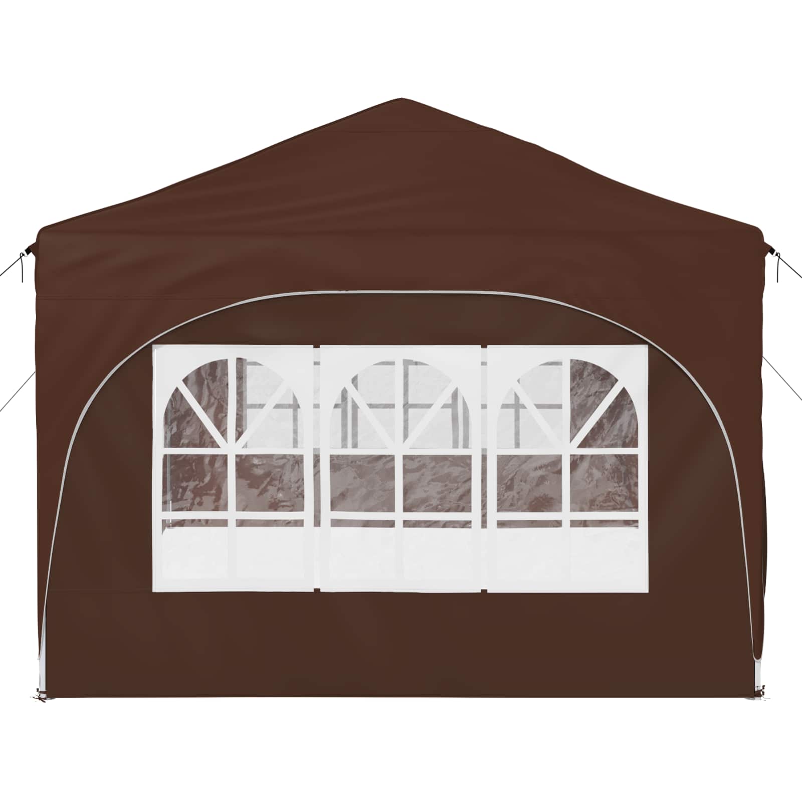 Tenda per feste a pop-up 575 x 288 x 245 cm Marrone