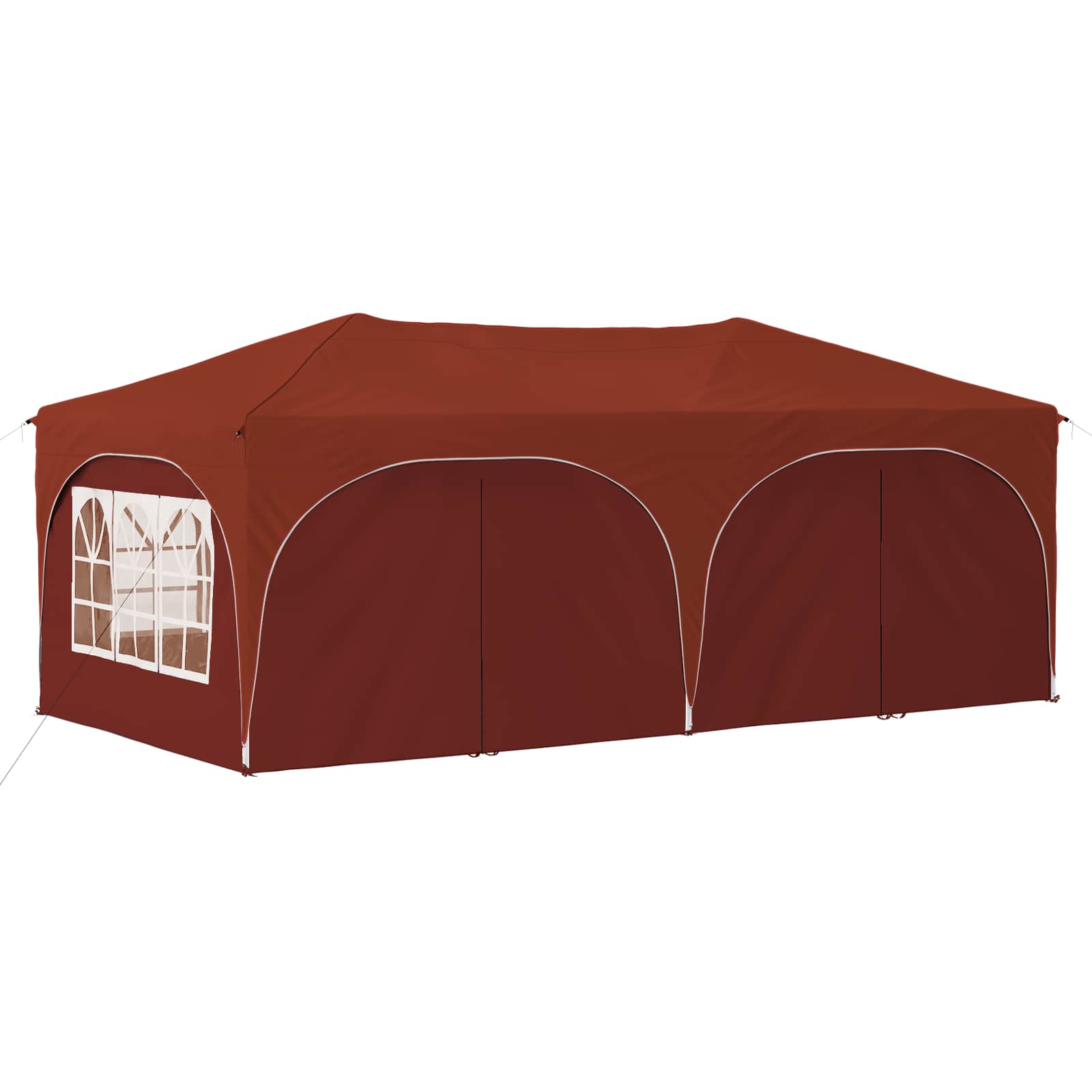 Tenda per feste a pop-up 575 x 288 x 245 cm Terracotta