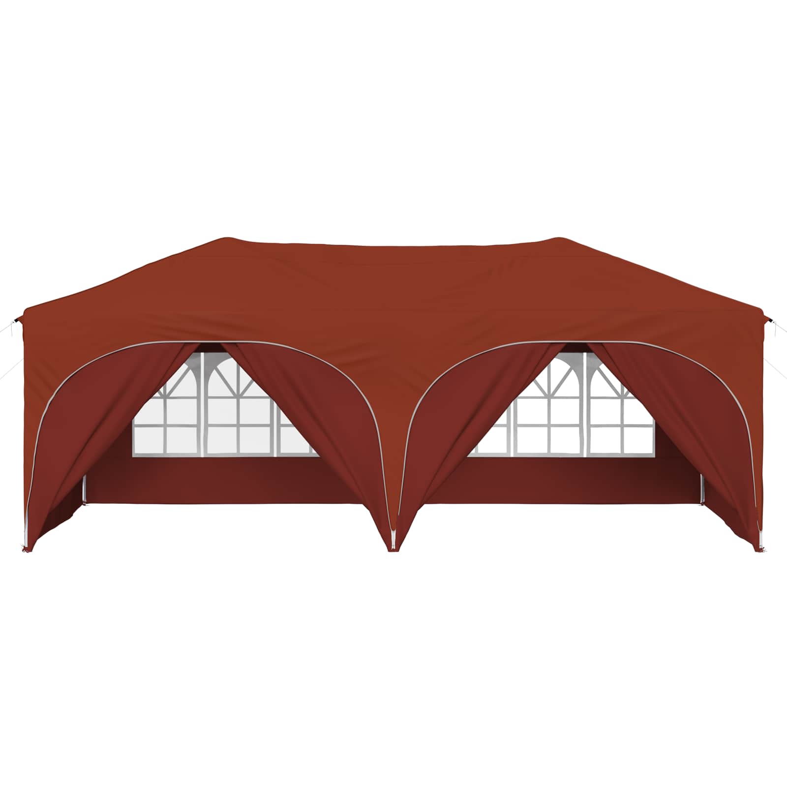 Tenda per feste a pop-up 575 x 288 x 245 cm Terracotta
