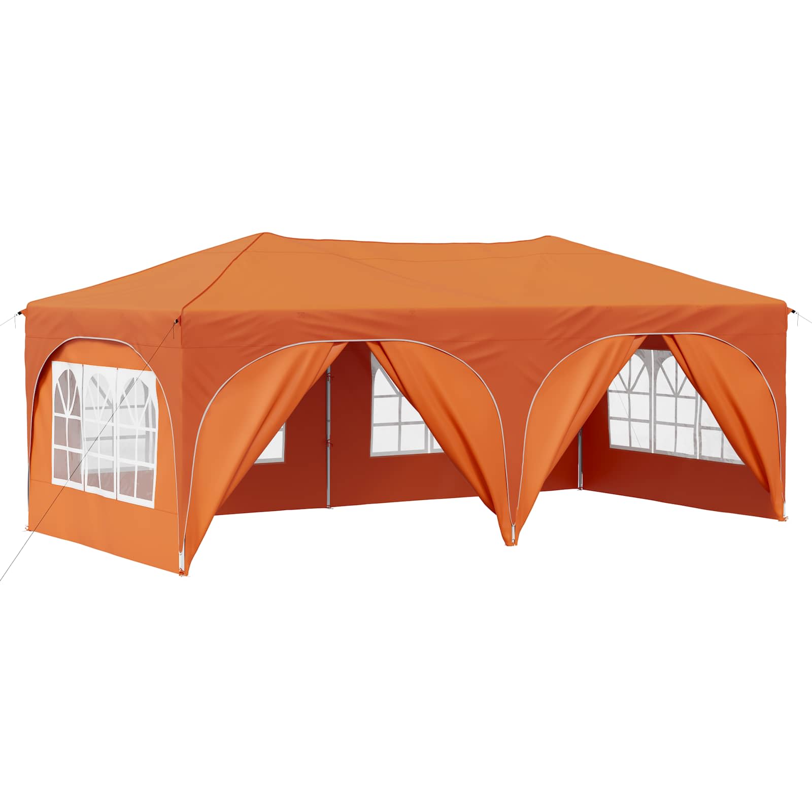 Tenda per feste a pop-up 575 x 288 x 245 cm Arancione