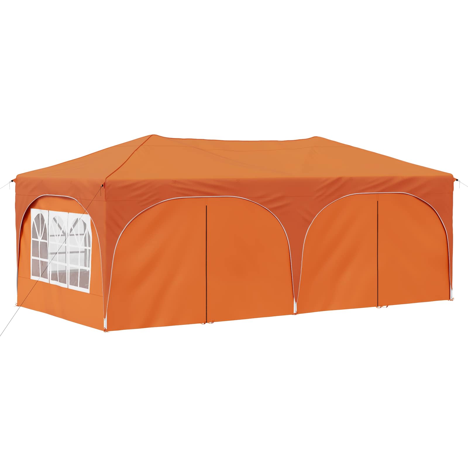 Tenda per feste a pop-up 575 x 288 x 245 cm Arancione