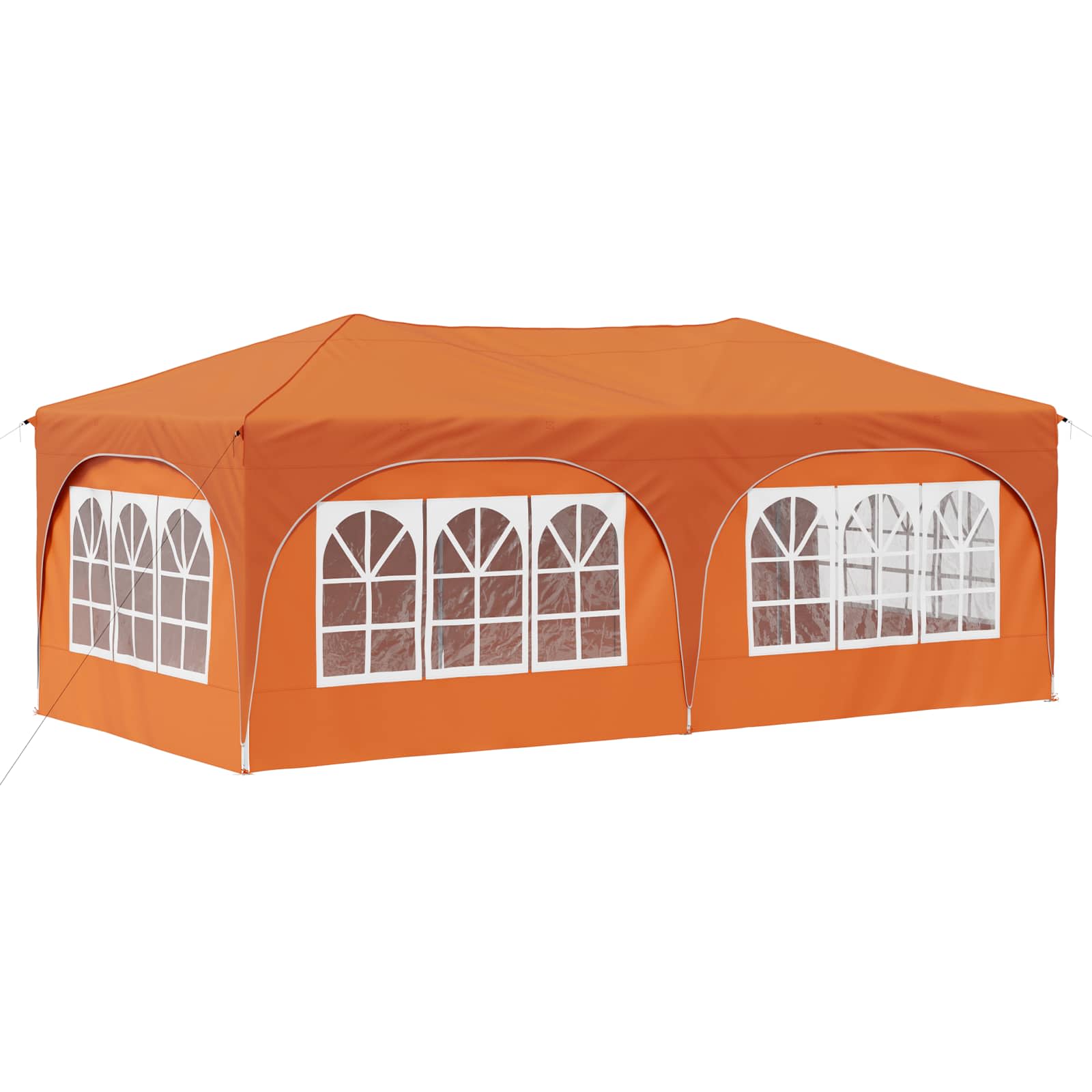 Tenda per feste a pop-up 575 x 288 x 245 cm Arancione