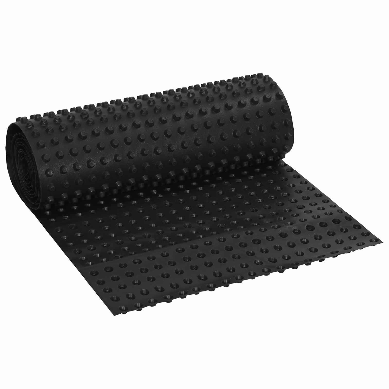 Foglio di drenaggio stampato Nero 0,5 x 20 m HDPE