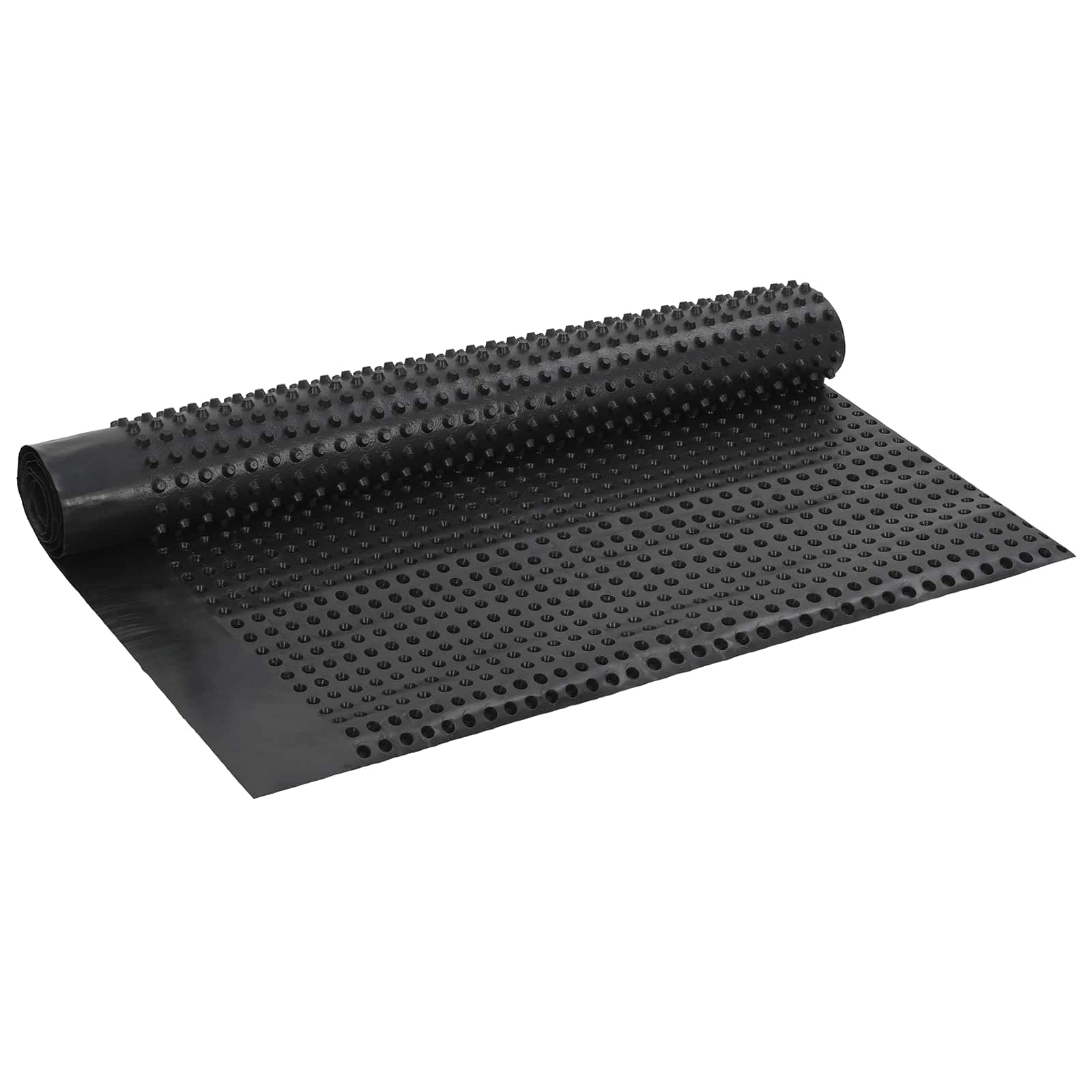 Foglio di drenaggio stampato Nero 1 x 20 m HDPE