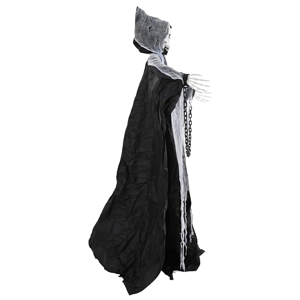 Tristo mietitore da appendere per Halloween SPOOKA Nero
