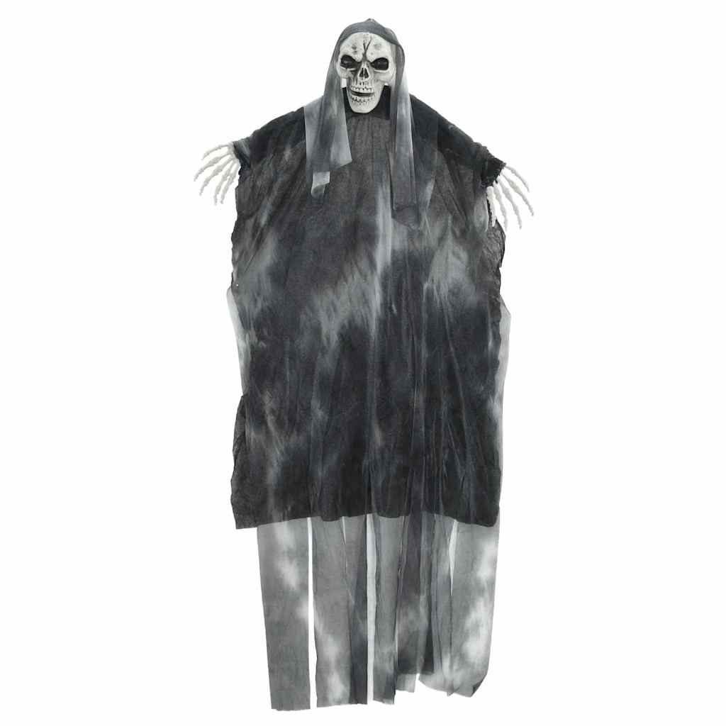 Fantasma appeso di Halloween 3 pz Nero 66 x 110 cm Poliestere