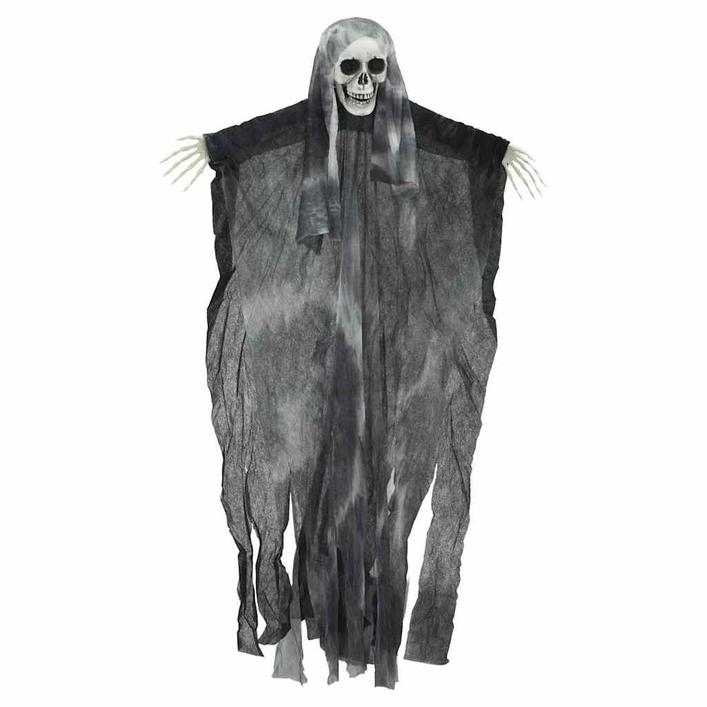Fantasma appeso di Halloween 3 pz Nero 66 x 110 cm Poliestere