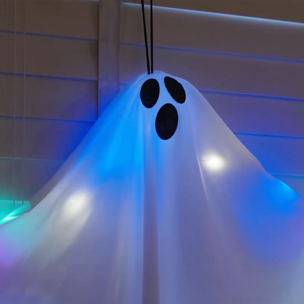 Fantasma appeso di Halloween 3 pz Bianco 52 x 62 cm Poliestere