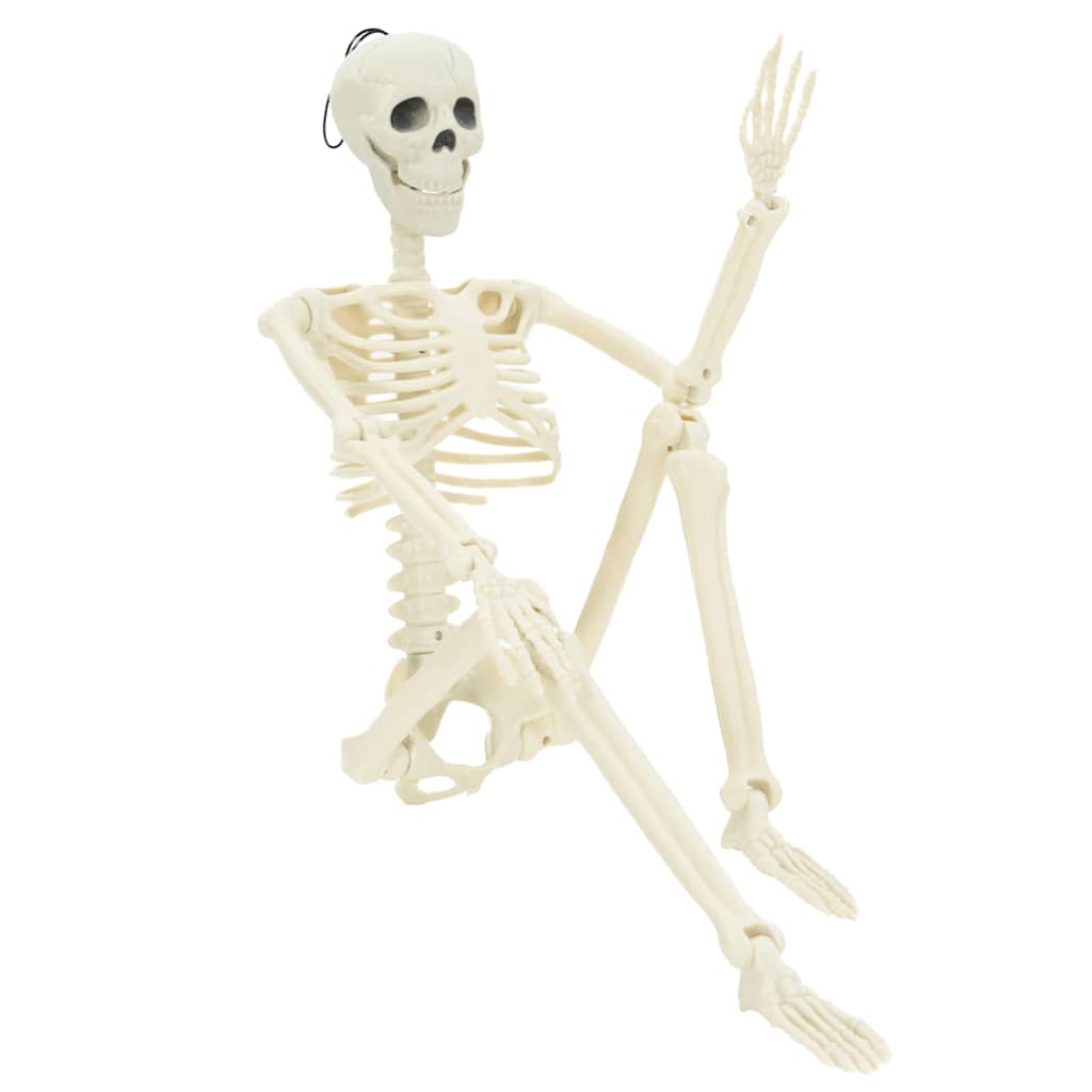 Scheletro di Halloween 2 pz Bianco 85 cm PVC