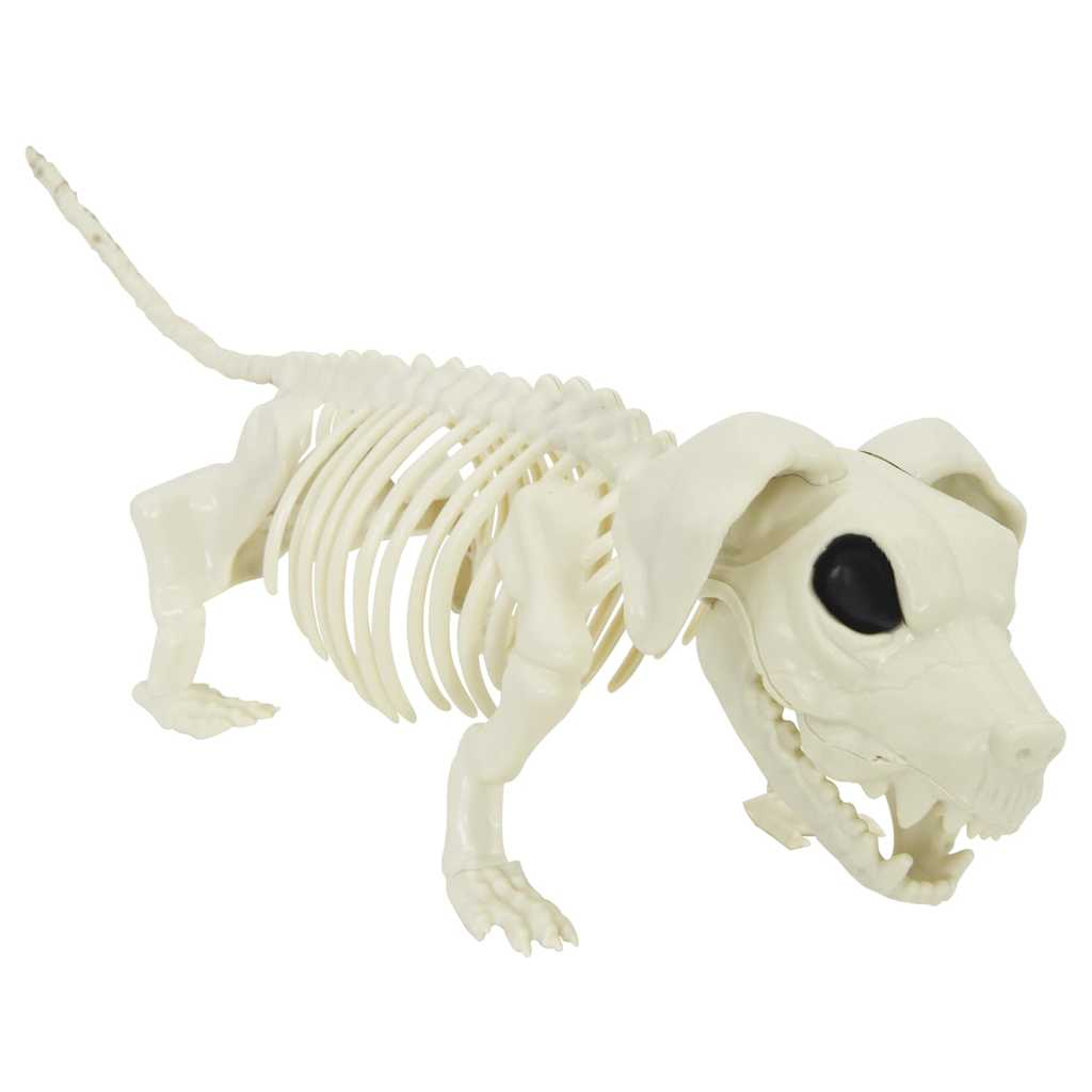 Decorazione Scheletro di Halloween 2 pz Bianco 155 x 38.5 cm