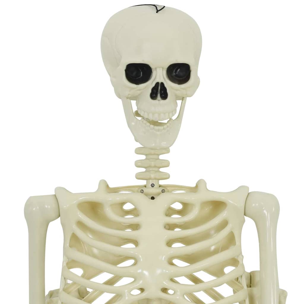 Decorazione Scheletro di Halloween 2 pz Bianco 155 x 38.5 cm