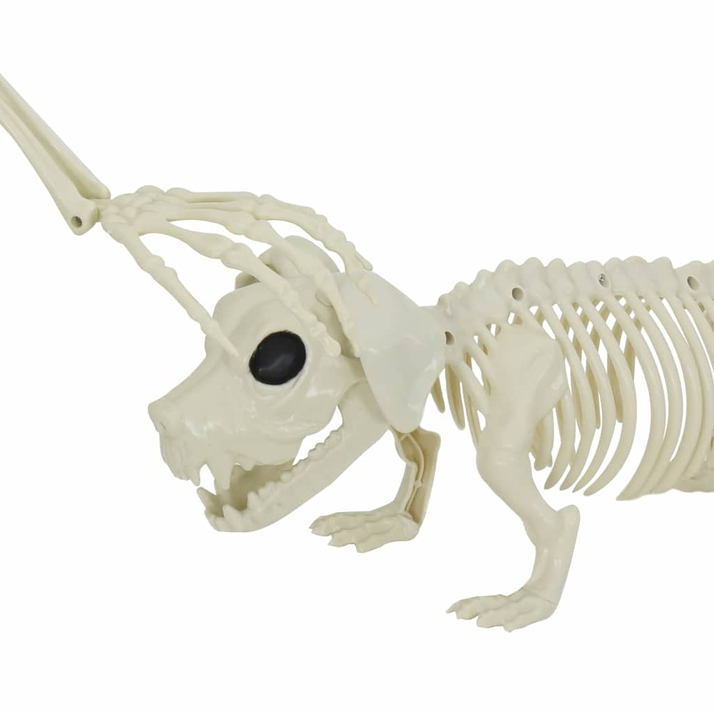 Decorazione Scheletro di Halloween 2 pz Bianco 155 x 38.5 cm