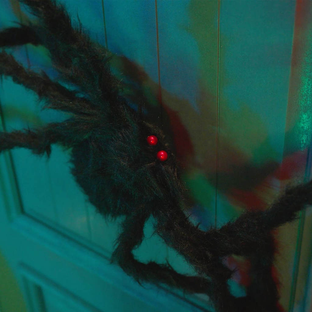 Decorazione Ragno di Halloween 3 pz Nero 200 cm