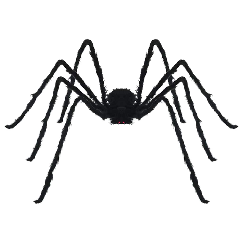 Decorazione Ragno di Halloween 3 pz Nero 200 cm