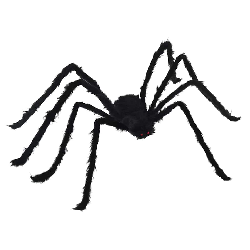 Decorazione Ragno di Halloween 3 pz Nero 150 cm