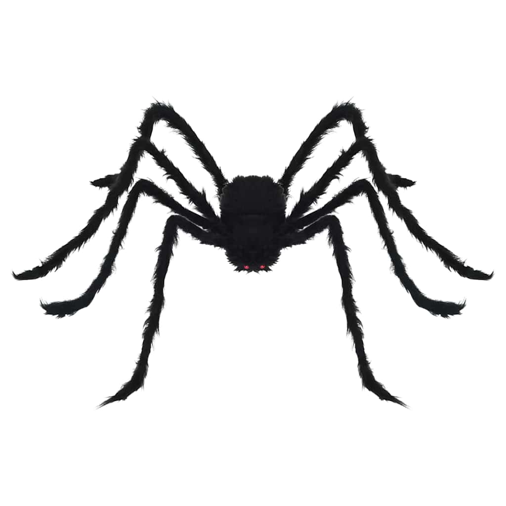 Decorazione Ragno di Halloween 3 pz Nero 150 cm