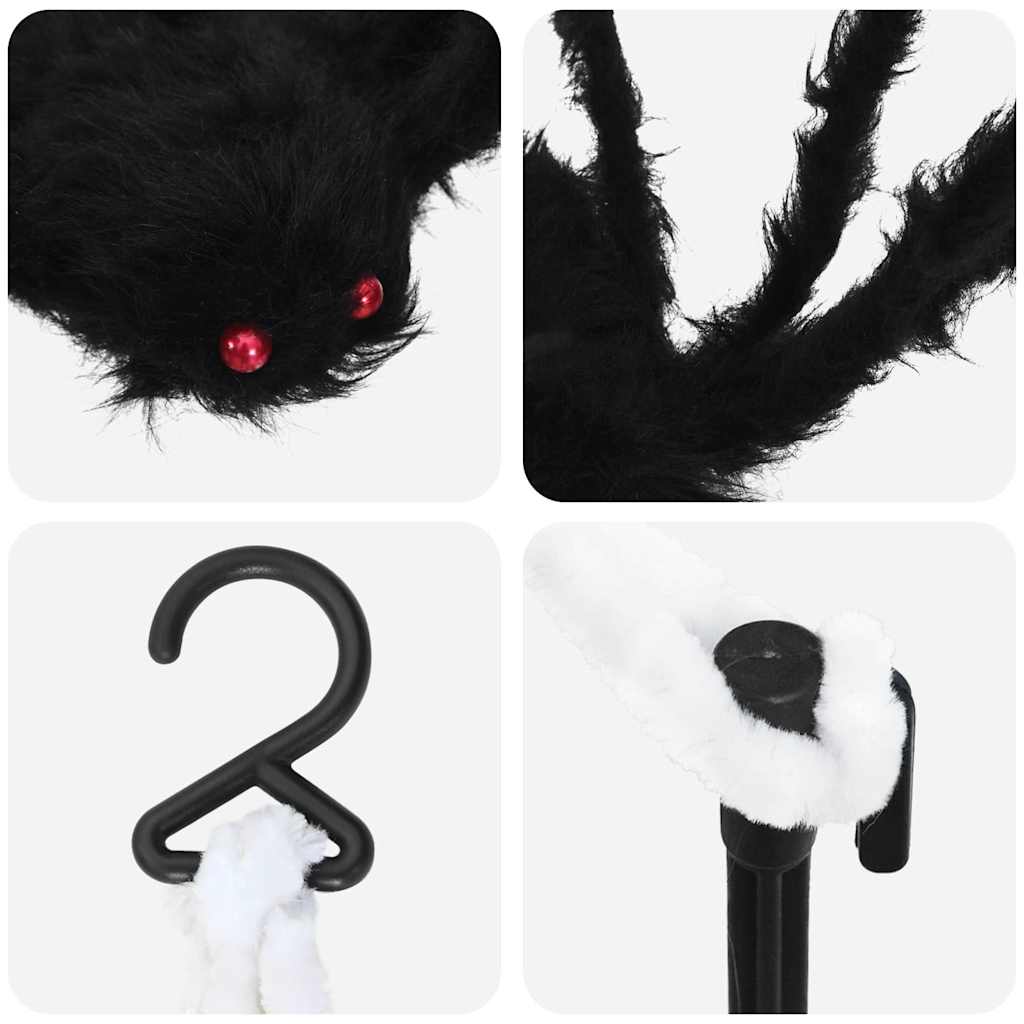 Decorazione di Halloween con ragni e ragnatele 2 pz 200 cm