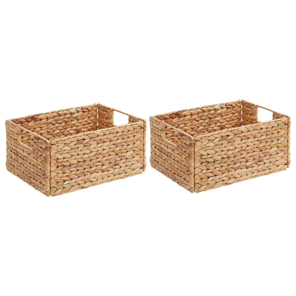 Cesti per Stoccaggio 2 pz Giacinto d'acqua 35 x 25 x 17 cm
