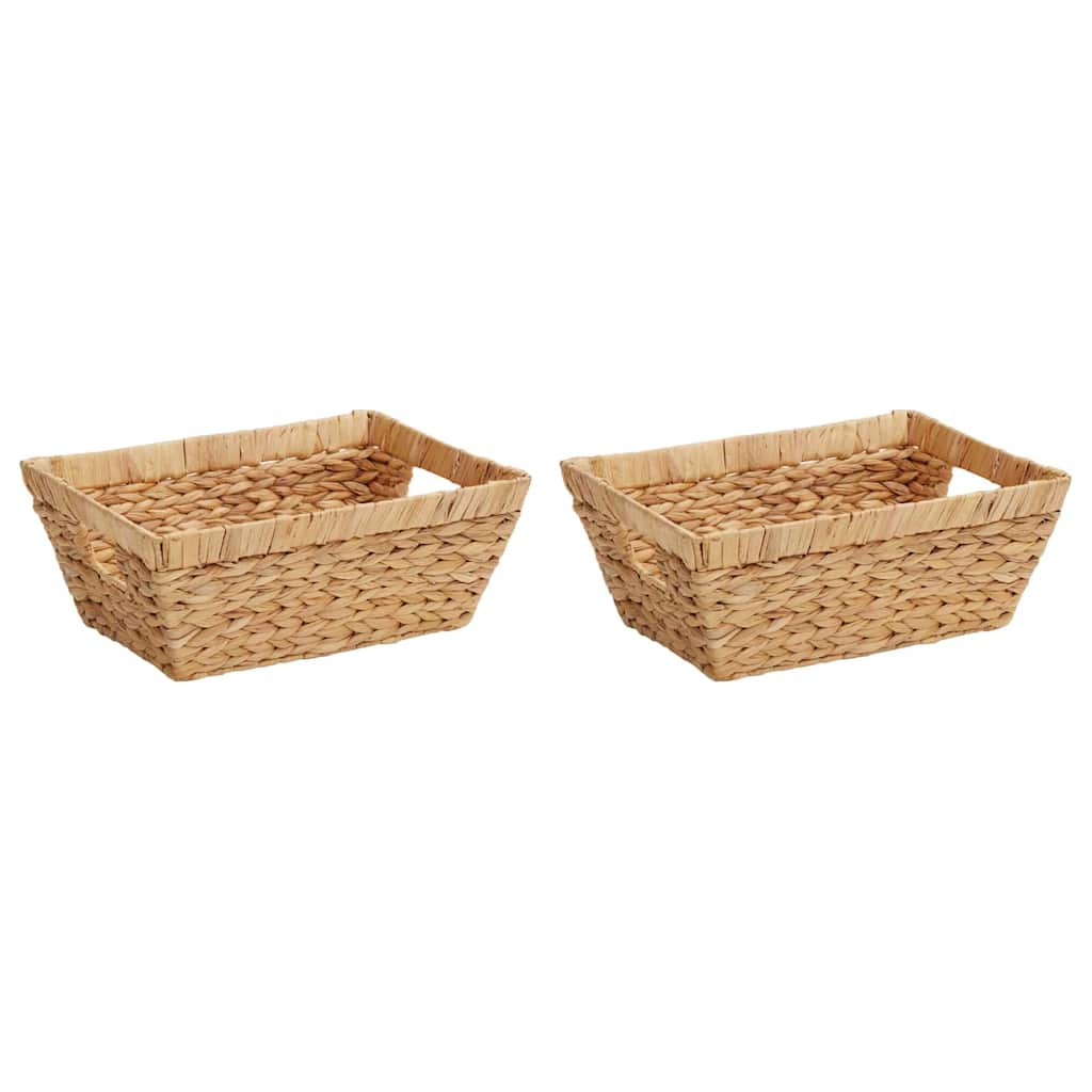 Cesti per Stoccaggio 2 pz Giacinto d'acqua 38 x 28 x 15 cm