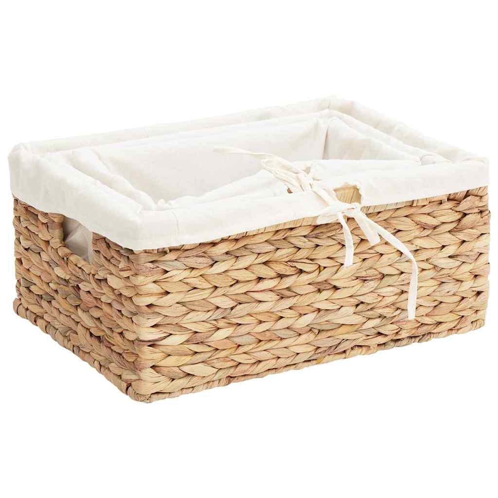 Cesti per Stoccaggio 3 pz Giacinto d'acqua 40 x 30 x 18 cm