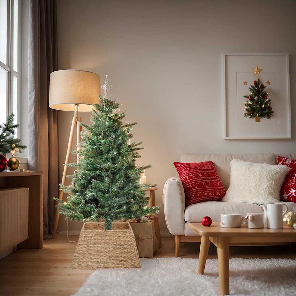Collare per Albero di Natale Quadrato Marrone 70 x 70 x 28 cm
