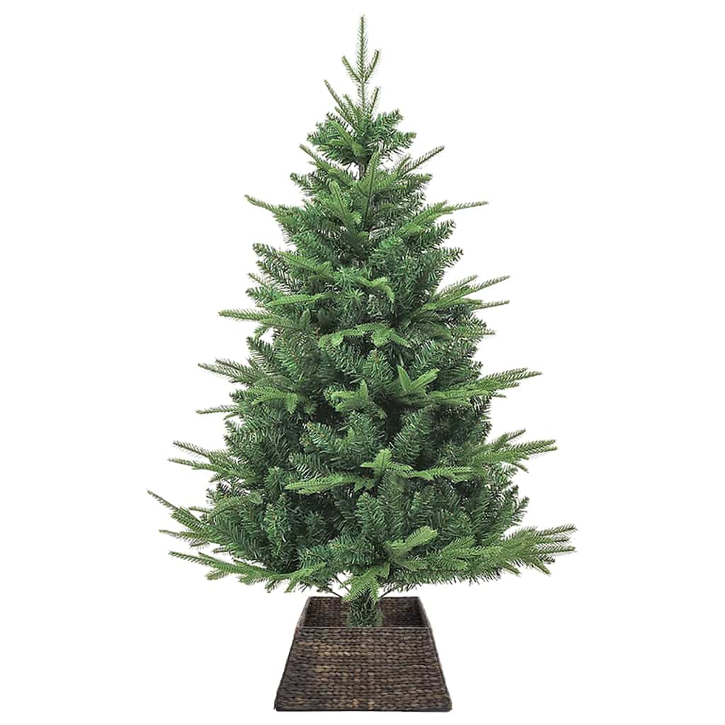 Collare per Albero di Natale Quadrato Nero 50 x 50 x 25 cm