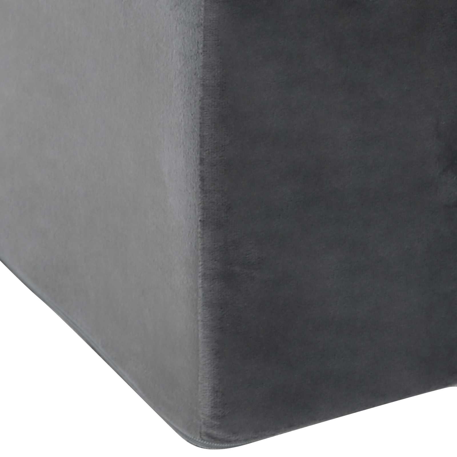 Cuscino per Gambe 68 x 41 x 24 cm Schiuma PU Grigio