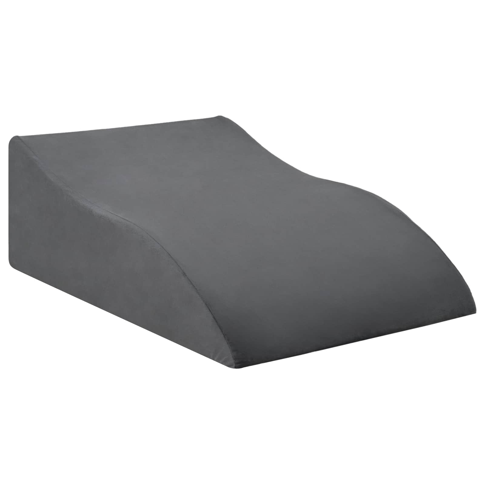 Cuscino per Gambe 68 x 41 x 21 cm Schiuma PU Grigio