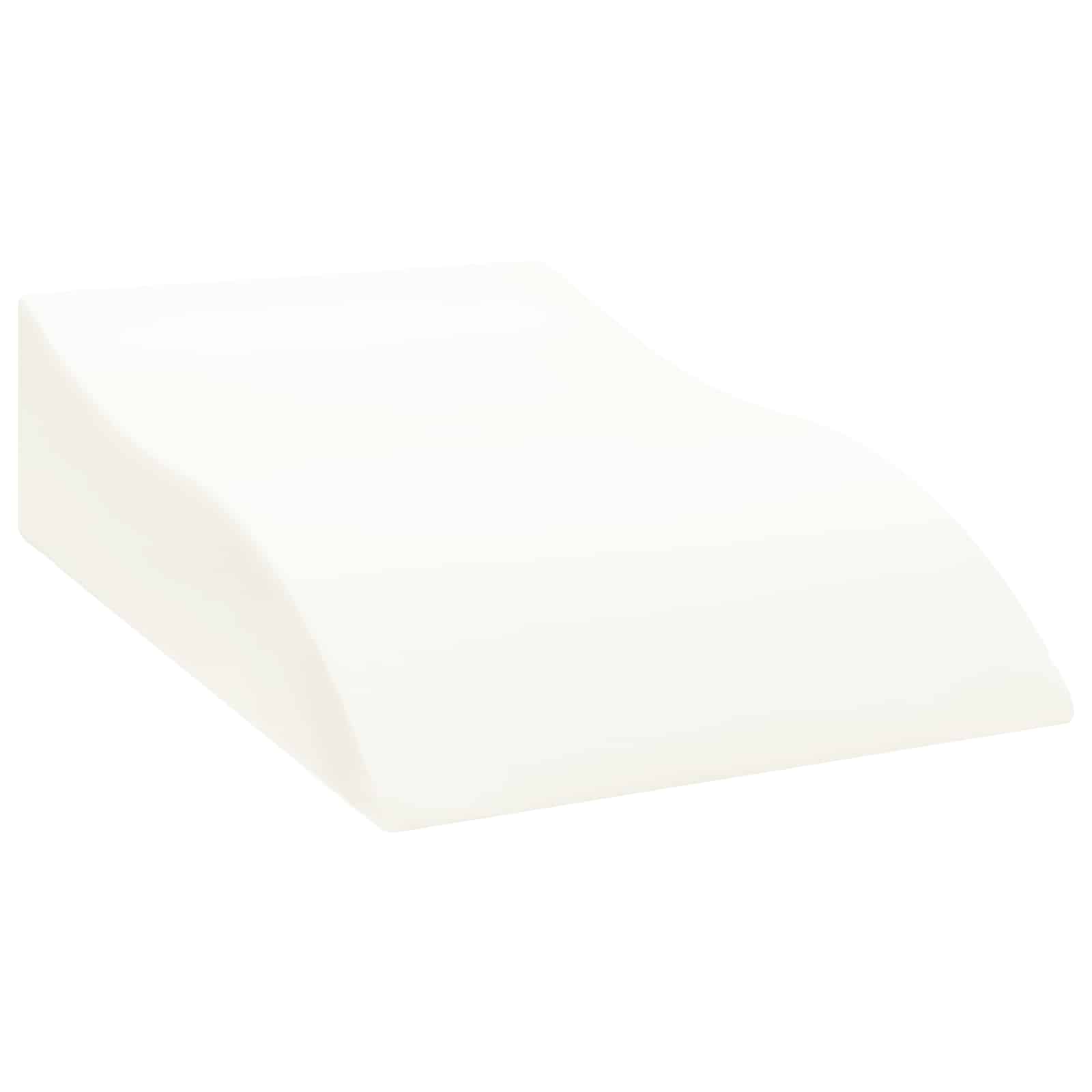Cuscino per Gambe 68 x 40 x 18 cm Schiuma PU Bianco
