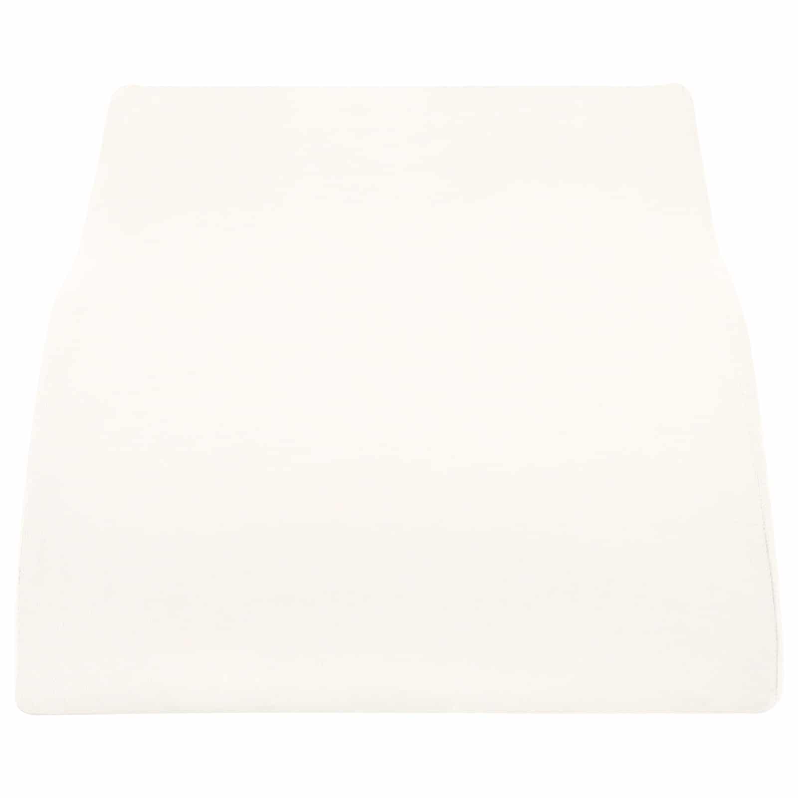 Cuscino per Gambe 68 x 40 x 18 cm Schiuma PU Bianco