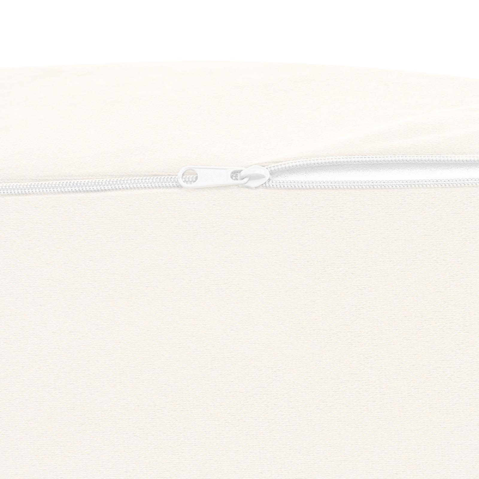 Cuscino per Gambe 68 x 40 x 18 cm Schiuma PU Bianco