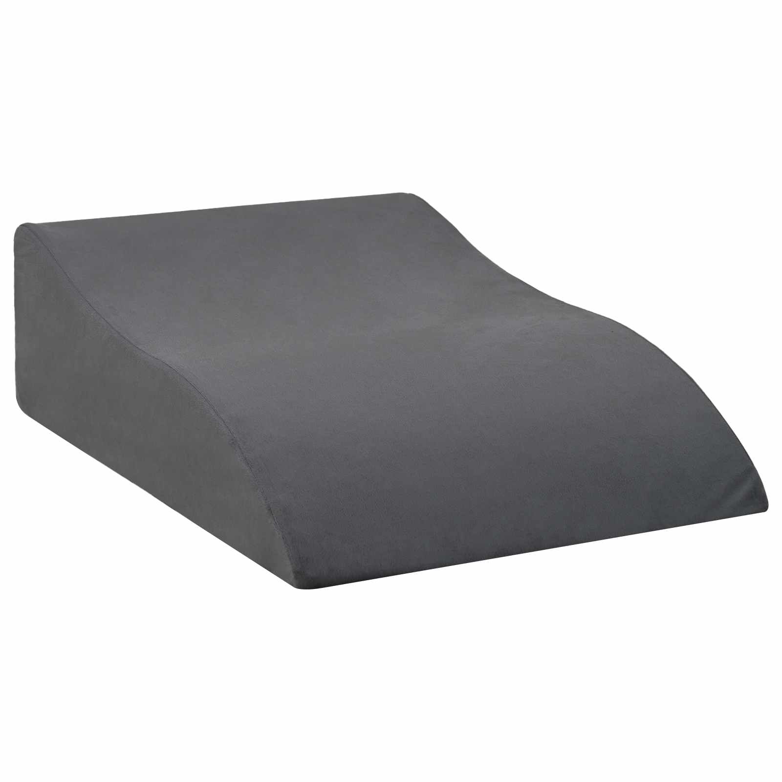 Cuscino per Gambe 68 x 40 x 18 cm Schiuma PU Grigio