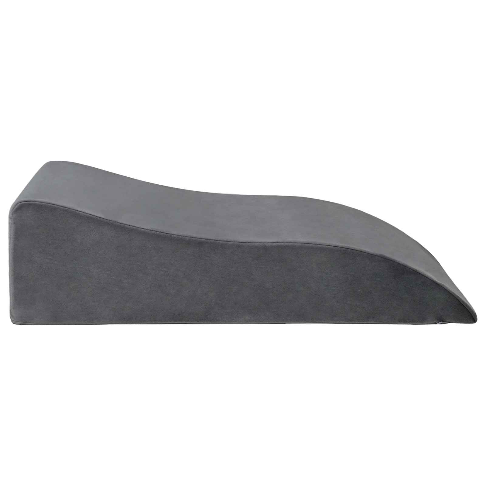 Cuscino per Gambe 68 x 40 x 18 cm Schiuma PU Grigio