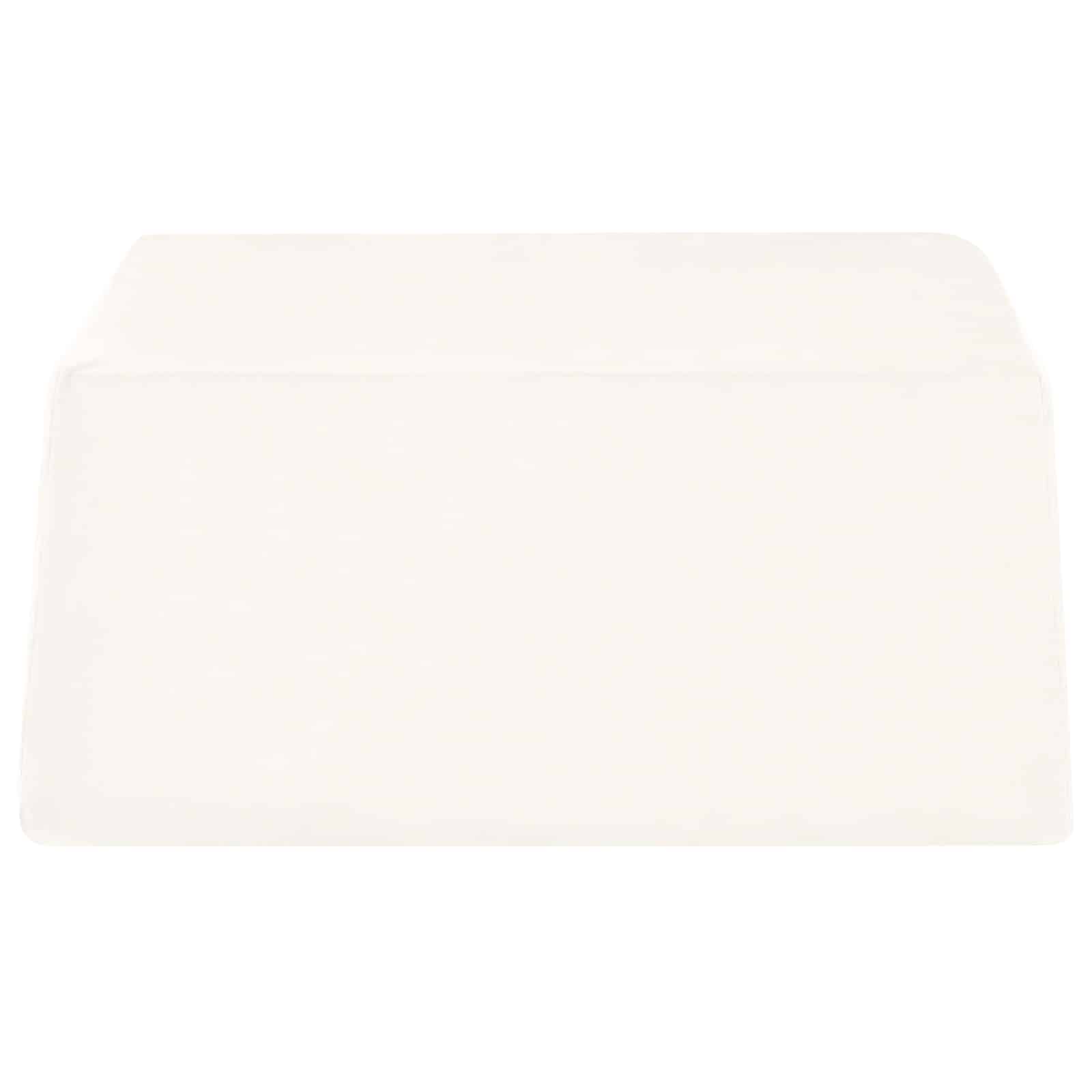 Cuscino per Gambe 63 x 52 x 19,5 cm Duro Schiuma PU Bianco