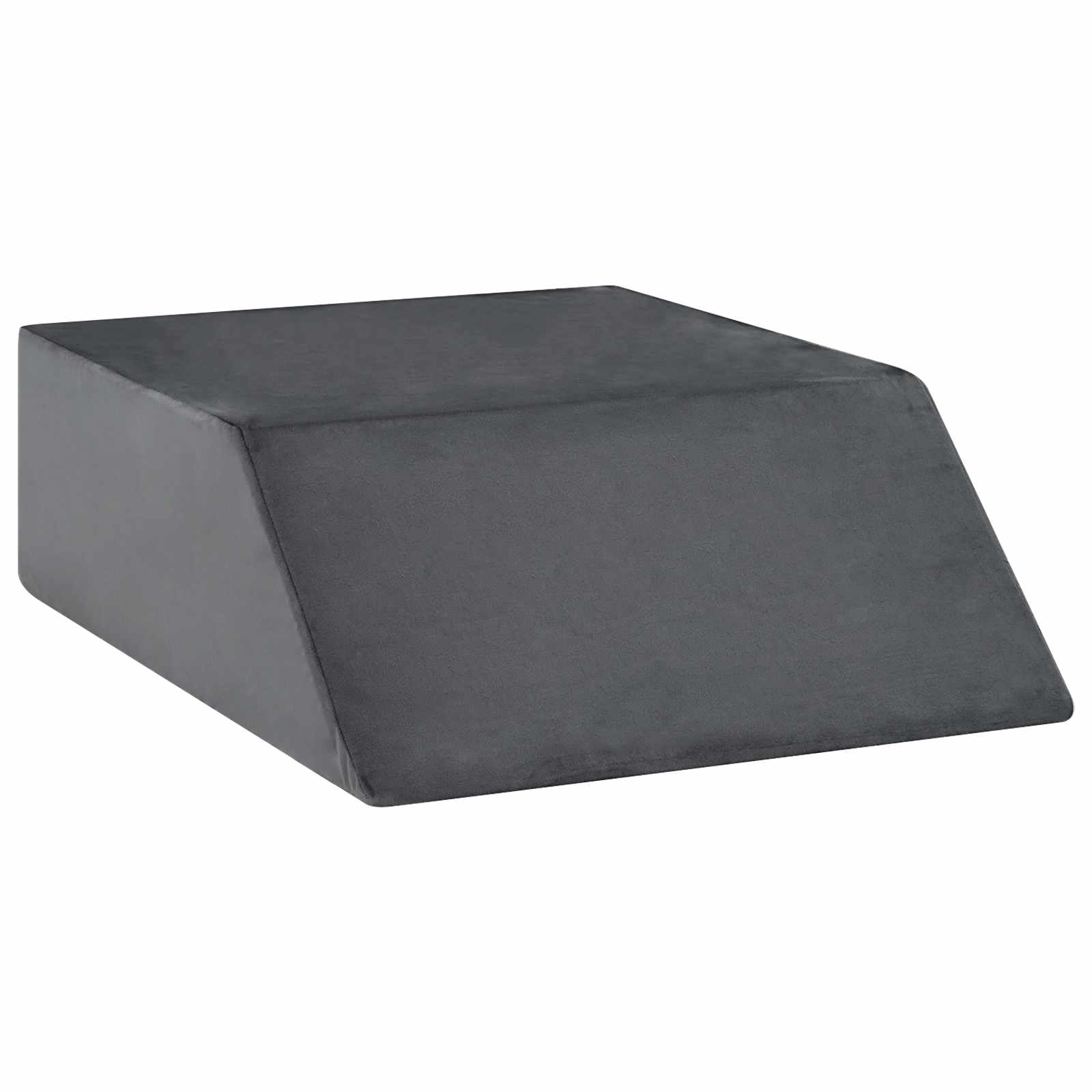Cuscino per Gambe 63 x 52 x 19 cm Duro Schiuma PU Grigio