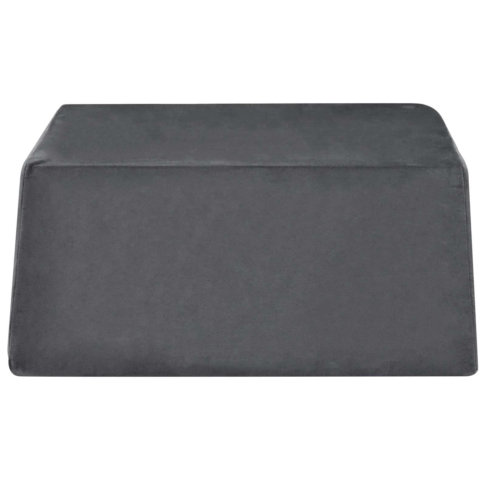 Cuscino per Gambe 63 x 52 x 19 cm Duro Schiuma PU Grigio