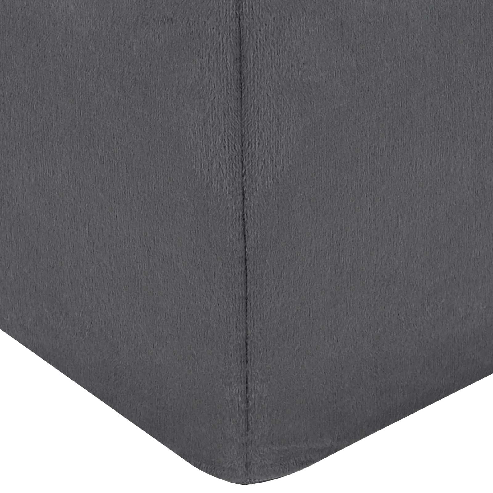 Cuscino per Gambe 63 x 52 x 19 cm Duro Schiuma PU Grigio