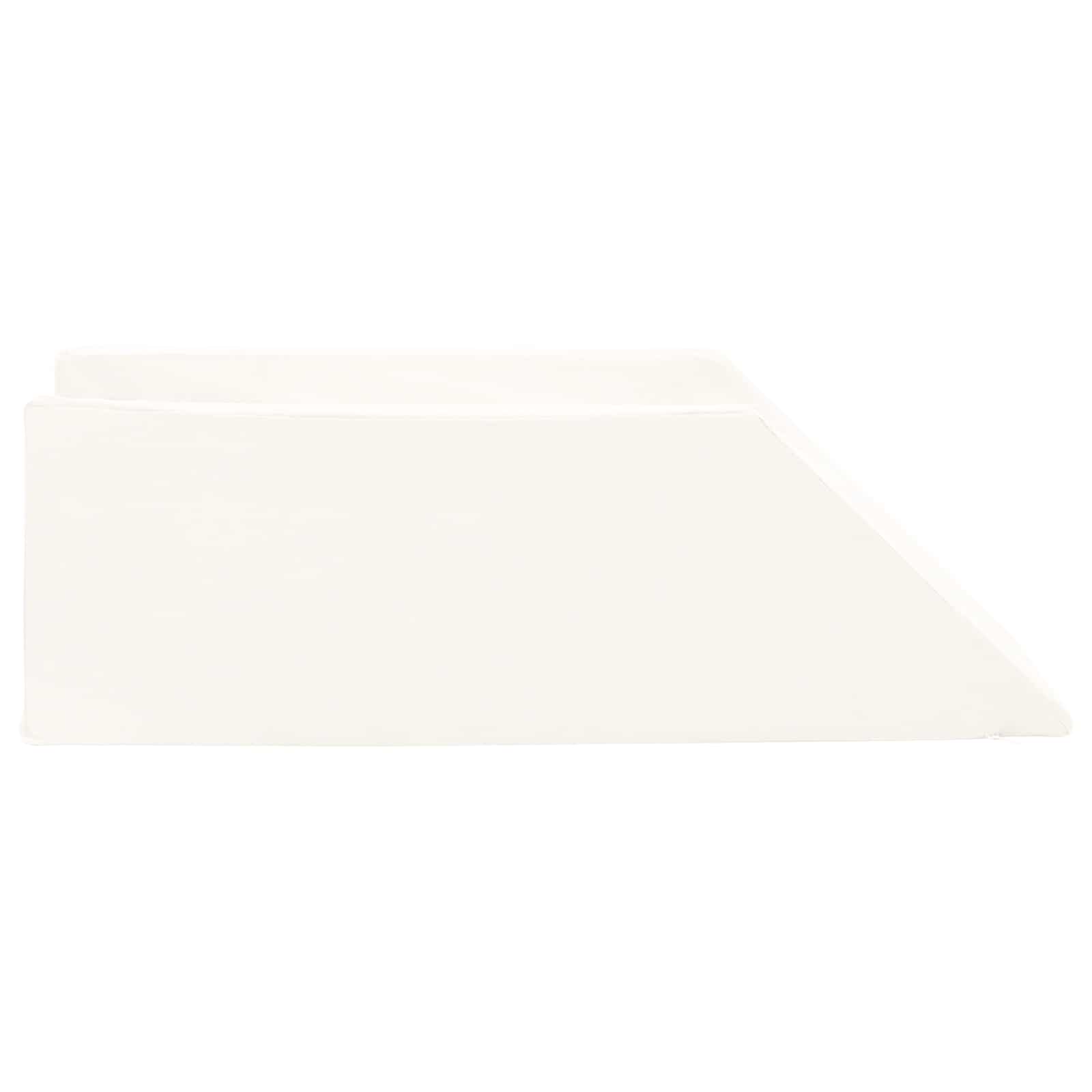 Cuscino per Gambe 68 x 25 x 21,5 cm Duro Schiuma PU Bianco