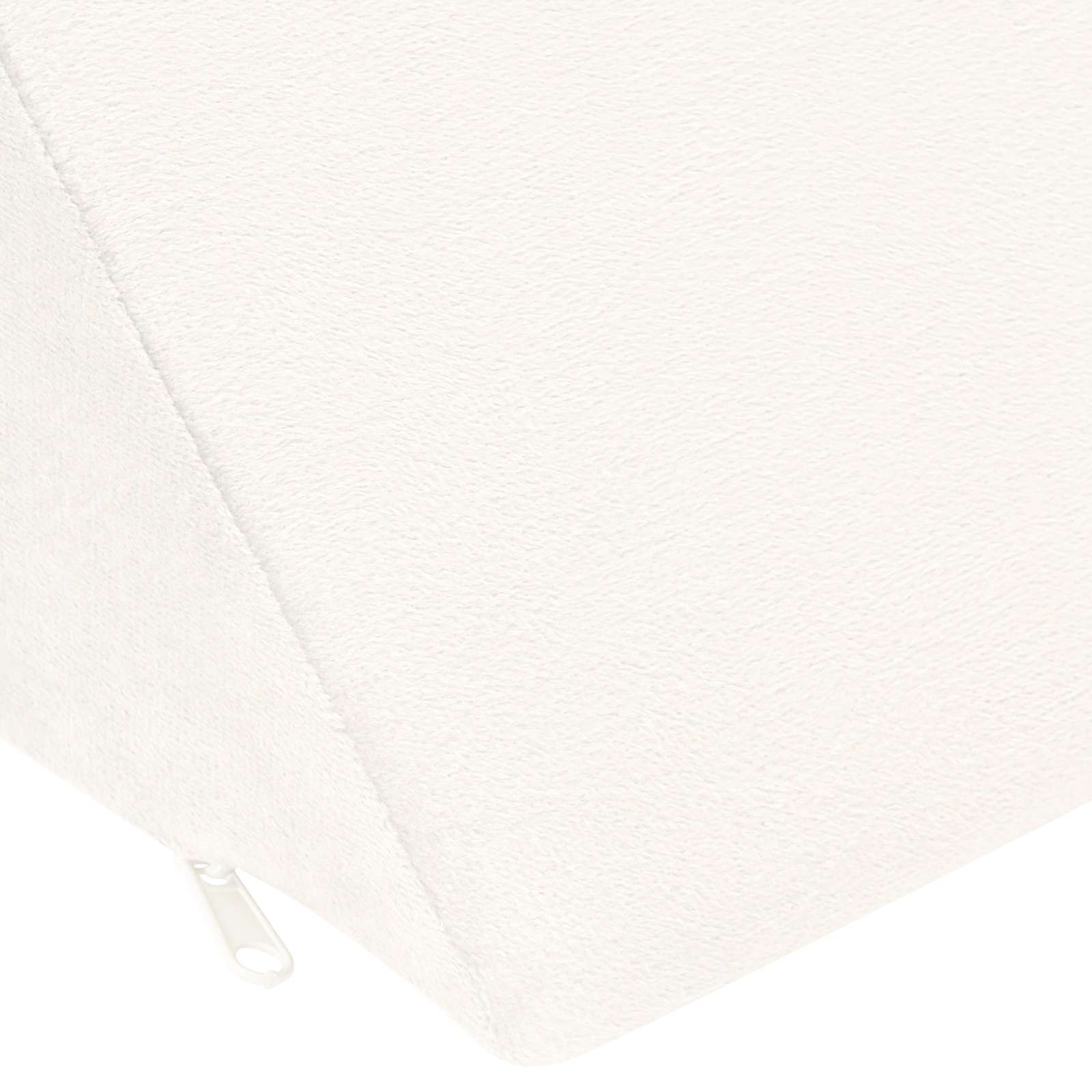 Cuscino per Gambe 68 x 25 x 21,5 cm Duro Schiuma PU Bianco