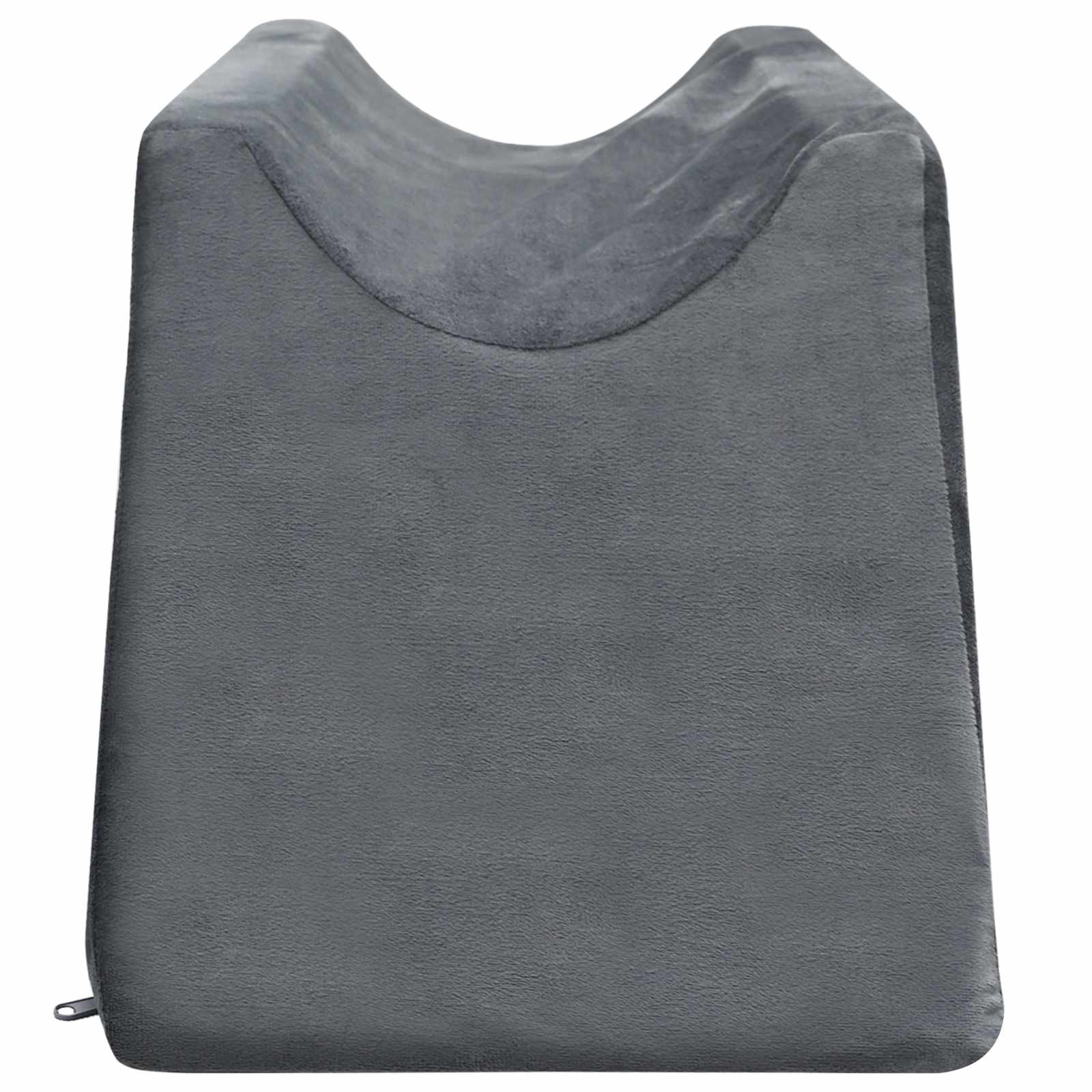 Cuscino per Gambe 68 x 25 x 21,5 cm Duro Schiuma PU Grigio