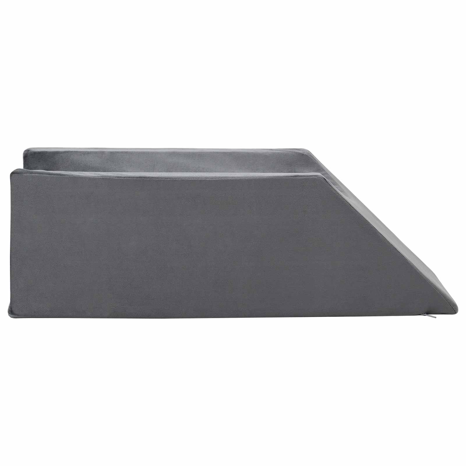Cuscino per Gambe 68 x 25 x 21,5 cm Duro Schiuma PU Grigio