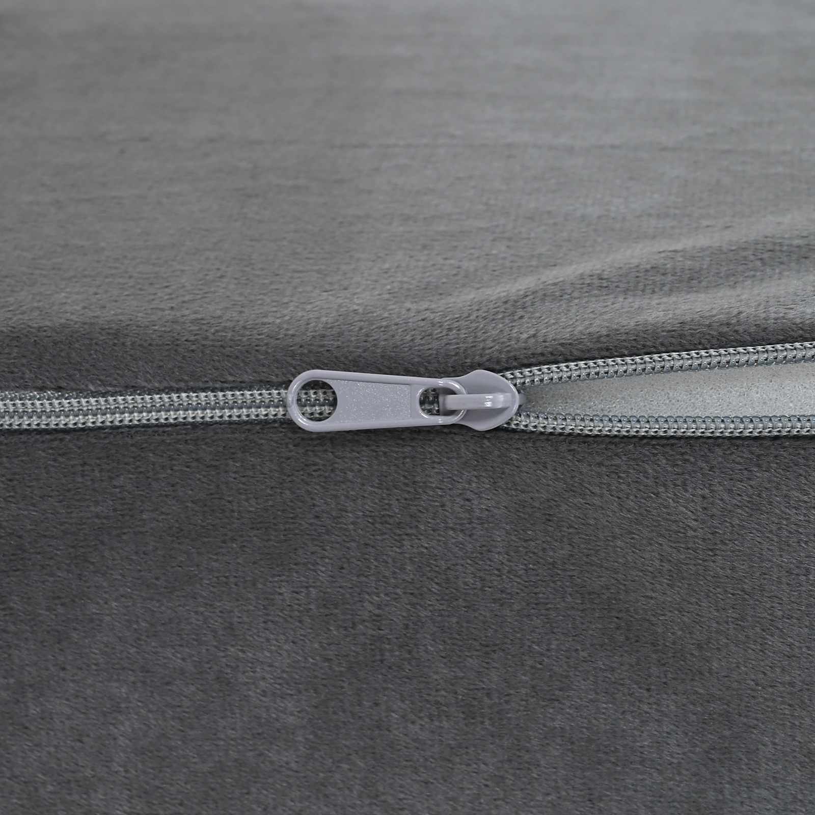 Cuscino per Gambe 68 x 25 x 21,5 cm Duro Schiuma PU Grigio