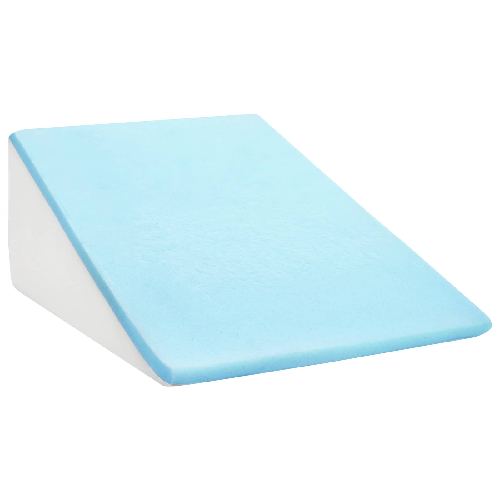 Cuscino per Gambe 60 x 50 x 30 cm Morbido Schiuma Memory Grigio