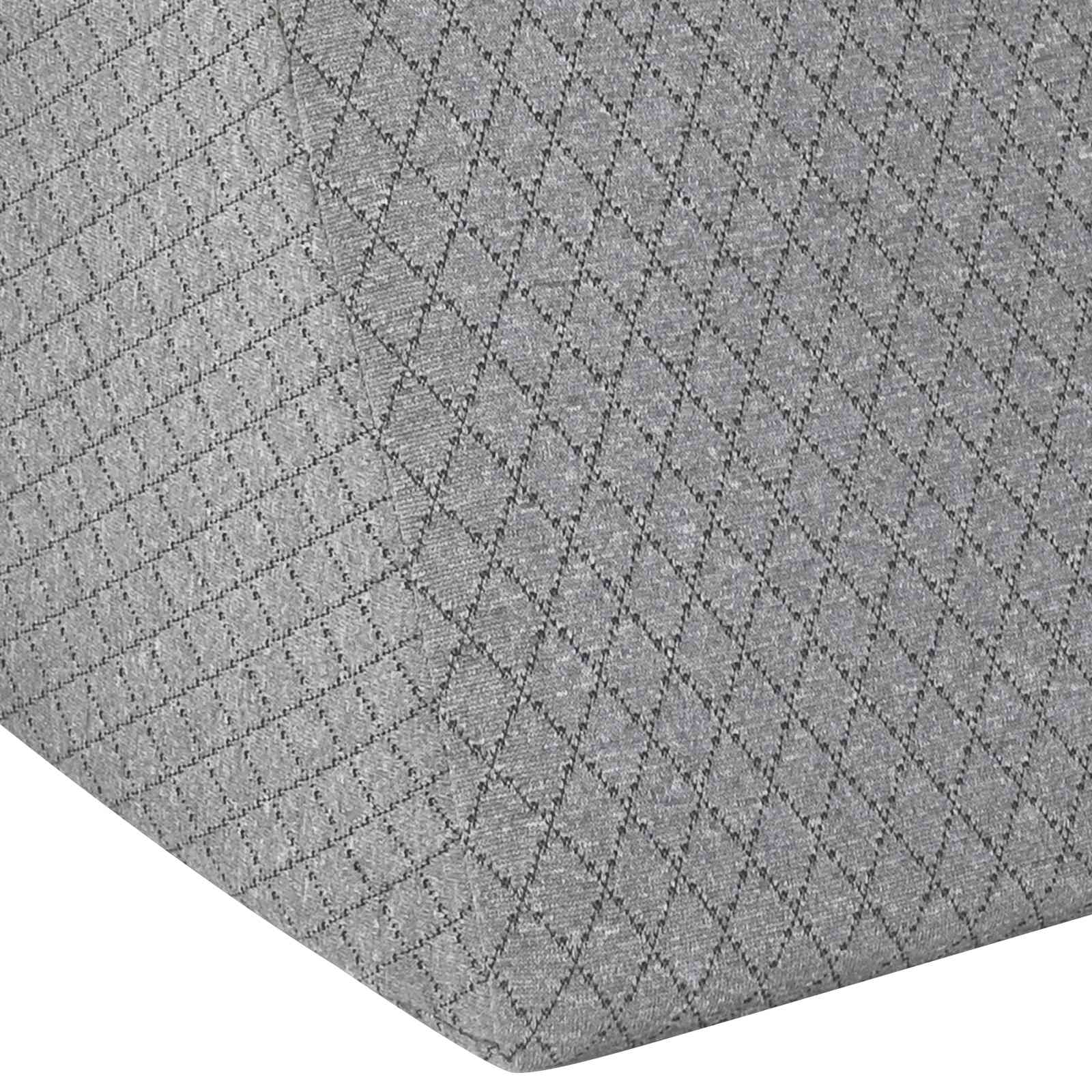 Cuscino per Gambe 60 x 50 x 30 cm Morbido Schiuma Memory Grigio