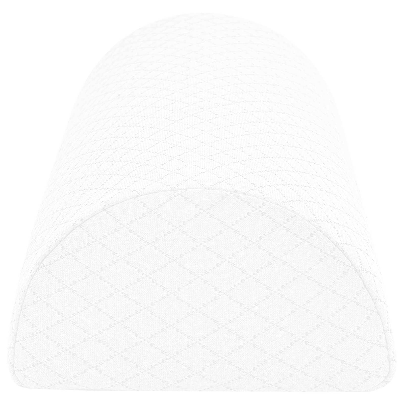 Cuscino per Gambe 52 x 20 x 12 cm Medio Schiuma Memory Bianco
